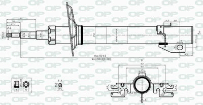  SAB854131 OPEN PARTS Амортизатор