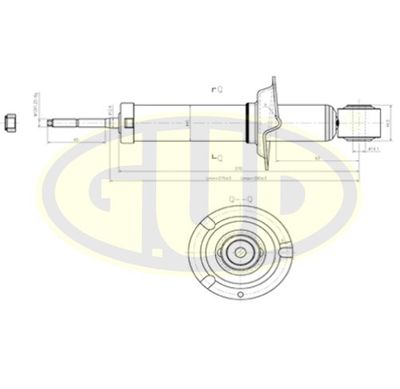  GSA341463 G.U.D.Амортизатор