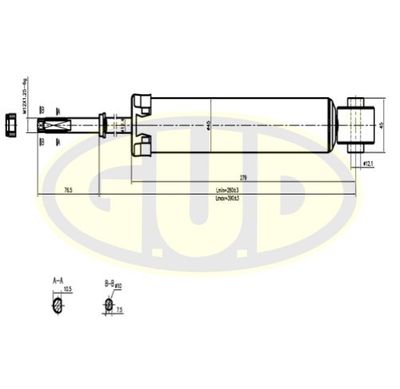  GSA344439 G.U.D.Амортизатор