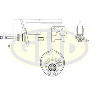  GSA333768 G.U.D.Амортизатор