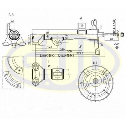  GSA335920 G.U.D.Амортизатор