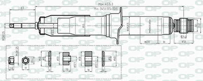  SAB840731 OPEN PARTS Амортизатор