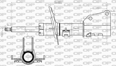  SAB860231 OPEN PARTS Амортизатор