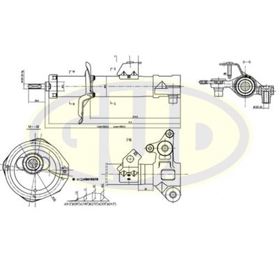  GSA331015 G.U.D.Амортизатор