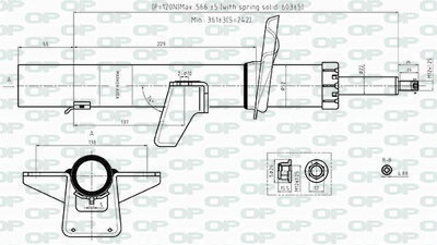  SAB853532 OPEN PARTS Амортизатор