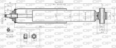  SAB859432 OPEN PARTS Амортизатор