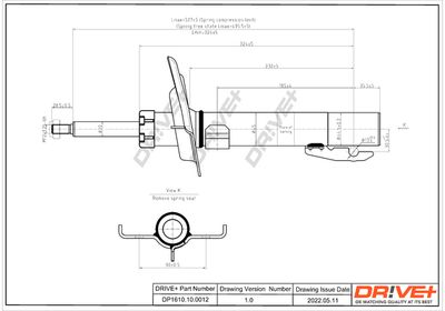  DP1610100012 Dr!ve+ Амортизатор