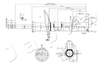  MJ00159 JAPKO Амортизатор