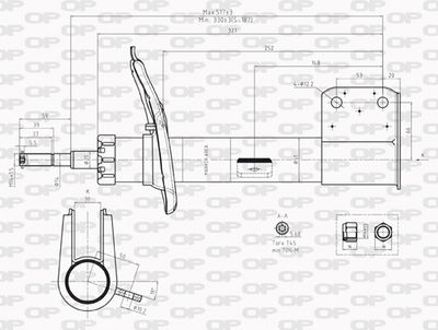  SAB823531 OPEN PARTS Амортизатор