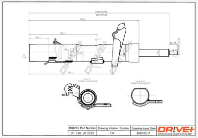  DP1610100219 Dr!ve+ Амортизатор