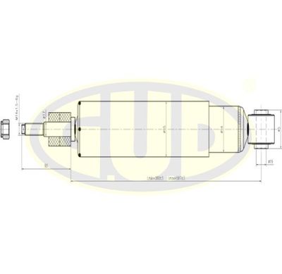  GSA345023 G.U.D.Амортизатор