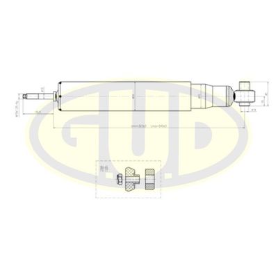  GSA444095 G.U.D.Амортизатор