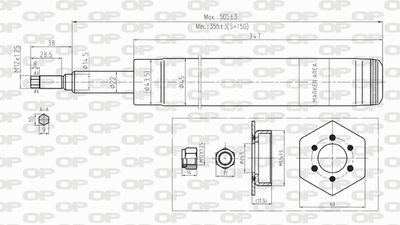  SAB824411 OPEN PARTS Амортизатор