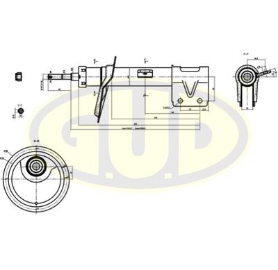  GSA333739 G.U.D.Амортизатор