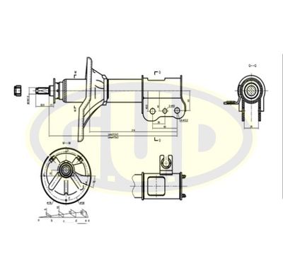  GSA634045 G.U.D.Амортизатор