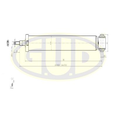  GSA553308 G.U.D.Амортизатор