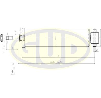  GSA344816 G.U.D.Амортизатор