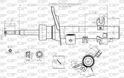  SAB857131 OPEN PARTS Амортизатор