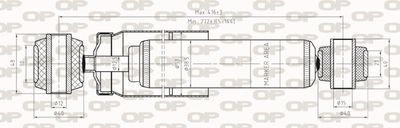  SAB827632 OPEN PARTS Амортизатор