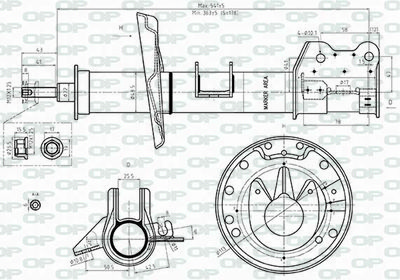  SAB854731 OPEN PARTS Амортизатор