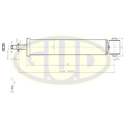  GSA343328 G.U.D.Амортизатор