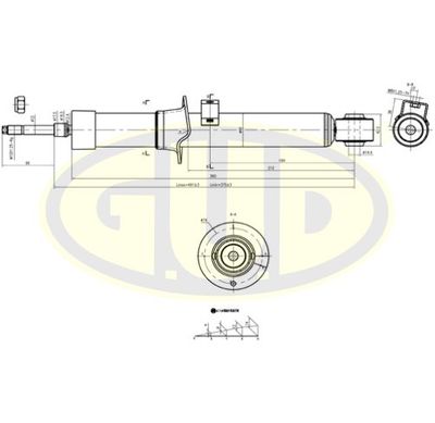  GSA341364 G.U.D.Амортизатор