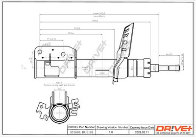  DP1610100191 Dr!ve+ Амортизатор