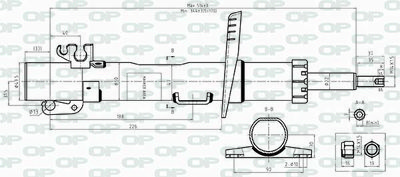  SAB854031 OPEN PARTS Амортизатор