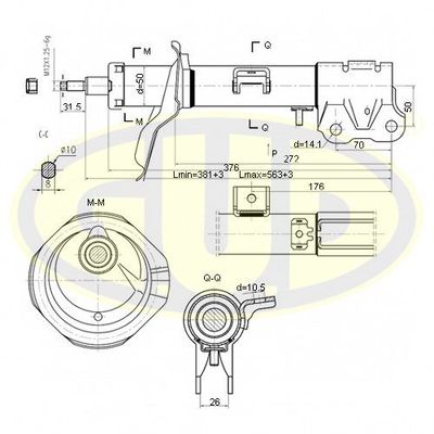  GSA339254 G.U.D.Амортизатор