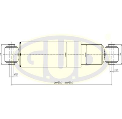  GSA343435 G.U.D.Амортизатор
