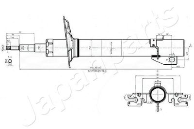  MM00552 JAPANPARTS Амортизатор