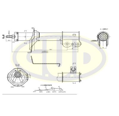  GSA334198 G.U.D.Амортизатор