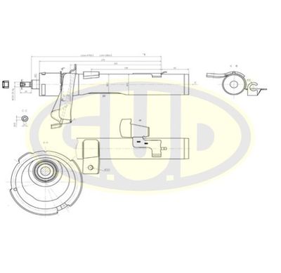  GSA334841 G.U.D.Амортизатор