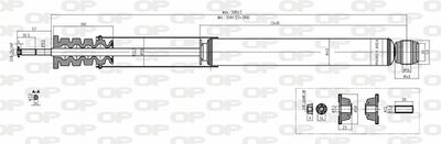  SAB815532 OPEN PARTS Амортизатор