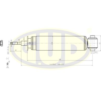  GSA349021 G.U.D.Амортизатор