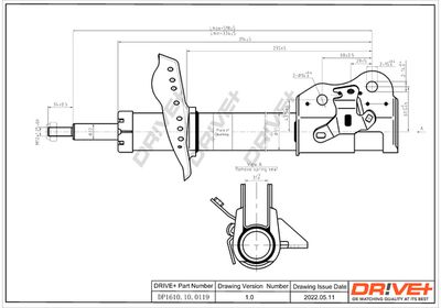  DP1610100119 Dr!ve+ Амортизатор