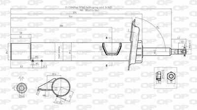  SAB812531 OPEN PARTS Амортизатор