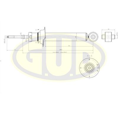  GSA341120 G.U.D.Амортизатор