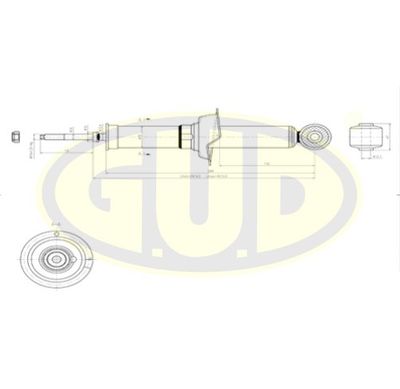  GSA341455 G.U.D.Амортизатор