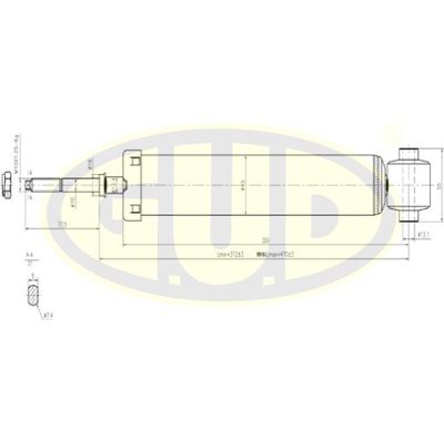  GSA349040 G.U.D.Амортизатор