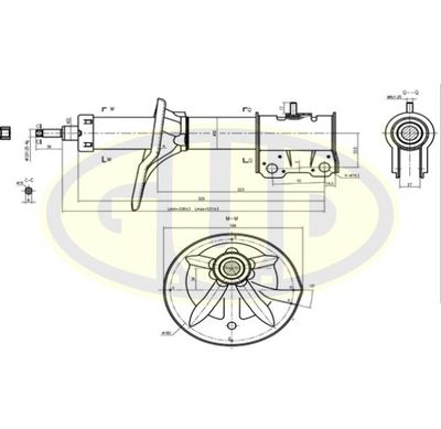  GSA334369 G.U.D.Амортизатор