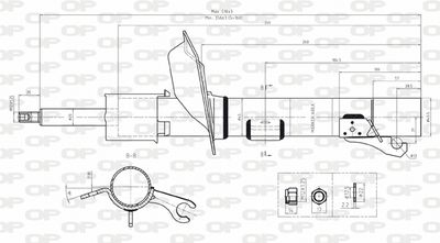  SAB806431 OPEN PARTS Амортизатор