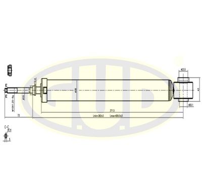  GSA343262 G.U.D.Амортизатор