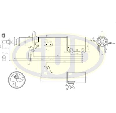  GSA334261 G.U.D.Амортизатор