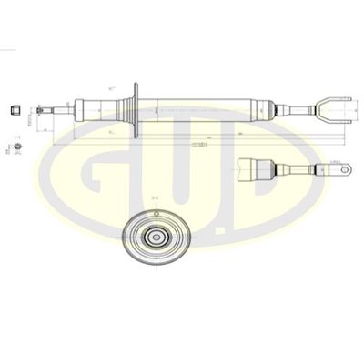  GSA341822 G.U.D.Амортизатор