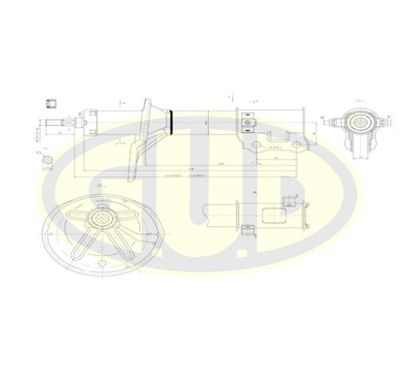  GSA333206 G.U.D.Амортизатор