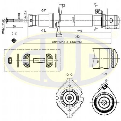  GSA340036 G.U.D.Амортизатор