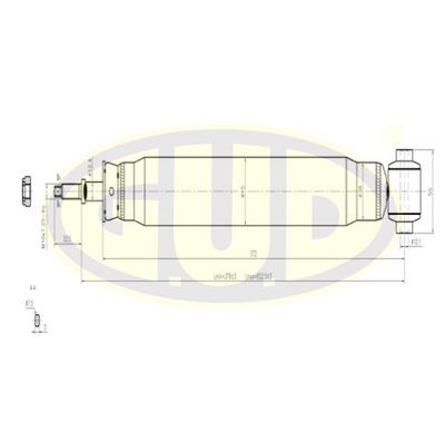  GSA349066 G.U.D.Амортизатор