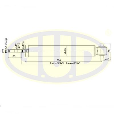  GSA344811 G.U.D.Амортизатор