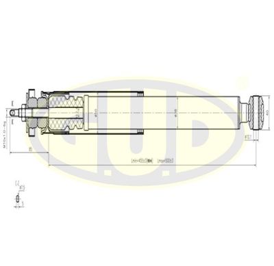  GSA553197 G.U.D.Амортизатор